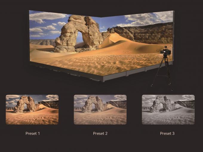 Инновационный видеостень с светодиодными лампами для производства фильмов Реальный момент для бесперебойного съемки 5