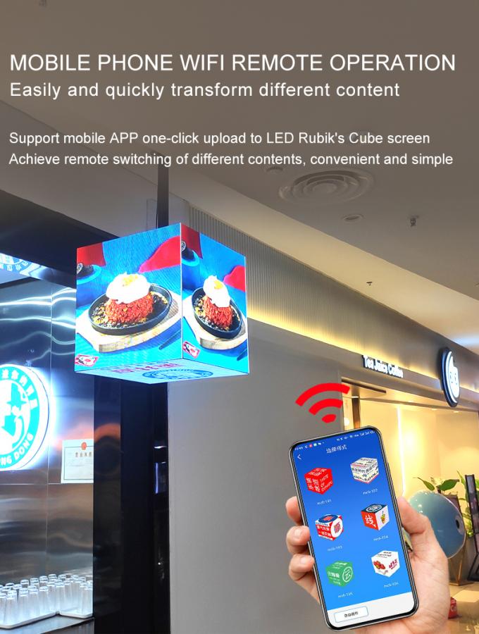 Кубический светодиодный дисплей P2.5 P3 P4mm 1