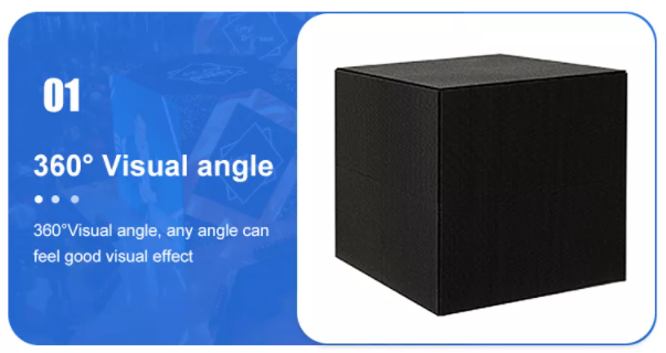 P2.5 P3 P3.91 P4.81 Светодиодный куб Логотип Дисплей Креативный светодиодный экран для внутренней и наружной рекламы 3