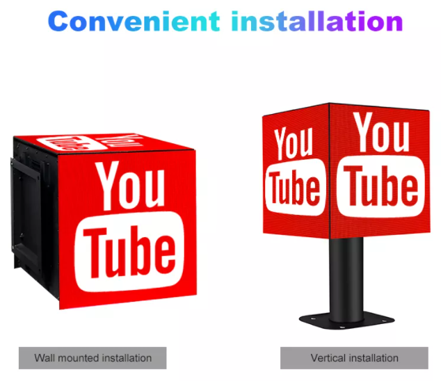 P2.5 P3 P3.91 P4.81 Светодиодный куб Логотип Дисплей Креативный светодиодный экран для внутренней и наружной рекламы 7
