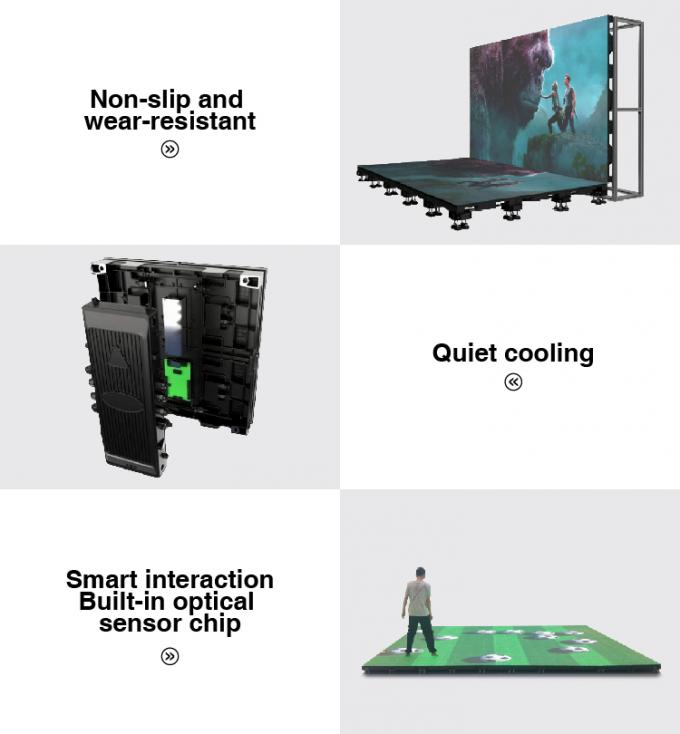 LED-дисплей на полу IP65 водонепроницаемый дизайн LED-дисплей на полу с высокой нагрузкой стоящий LED-дисплей на полу 7