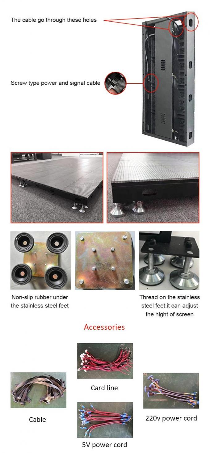Аренда светодиодного танцпола, панель 500*1000, светодиодный экран с высоким обновлением, свадебный экран P2.9, интерактивный светодиодный дисплей 5