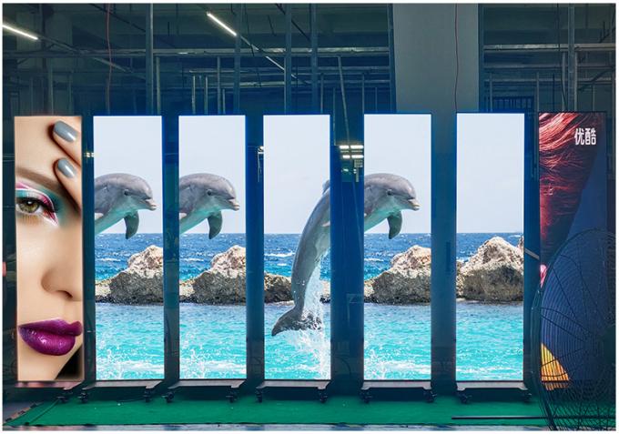 HD передвижной светодиодный плакат дисплей экрана внутреннего наружного пола стоящий P1.8 P2 складной светодиодный плакат экрана P2.5 светодиодный плакат экрана 9