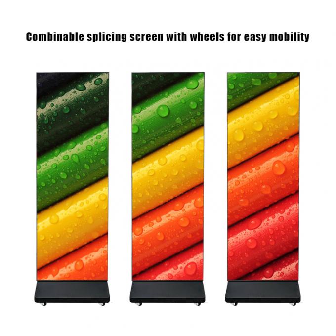 Складной светодиодный плакат экран портативный складной GOB светодиодный рекламный аппарат для торговых центров конференц-зал реклама 5