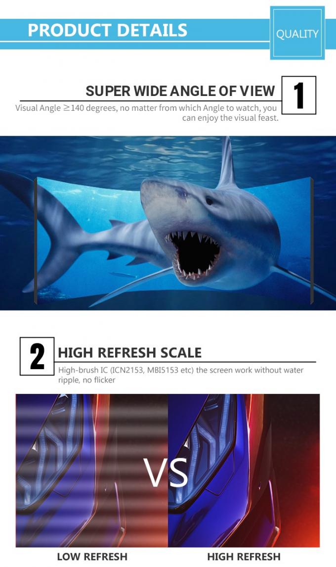 P1.5 P2.5 P4 Led Soft Screen Indoor Outdoor Led Curved Soft Vertical Flexible Ads Display Screen (Ледующий мягкий экран внутреннего и наружного освещения) 0