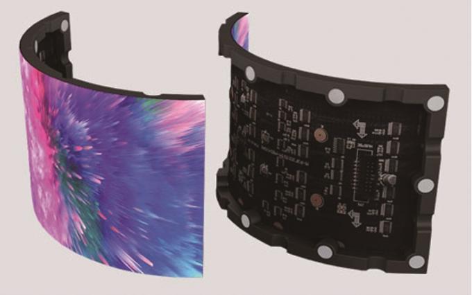 P1.5 P2.5 P4 Led Soft Screen Indoor Outdoor Led Curved Soft Vertical Flexible Ads Display Screen (Ледующий мягкий экран внутреннего и наружного освещения) 1