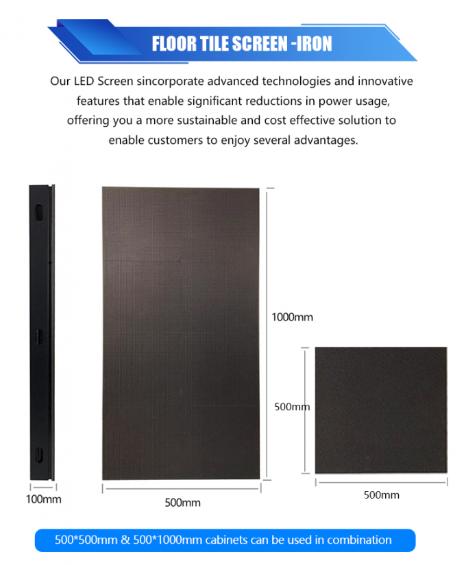 3D Сценический Танцевальный Пол Панельный Дисплей Интерактивный Светодиодный Экран для Пола P2.6 P2.97 P3.91 Светодиодный Экран 7