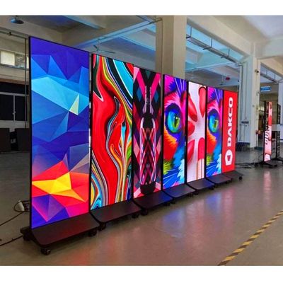 P2.5  Foldable LED poster Indoor LED Poster Advertising Product Show